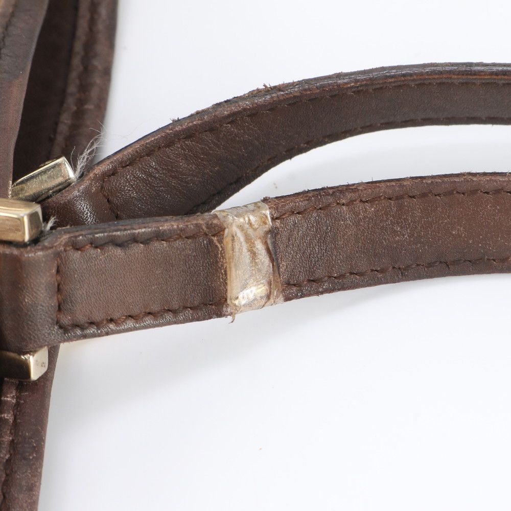 Gucci GG Canvas 002 Leather Tote Shoulder Hand Brown Eie — view 8