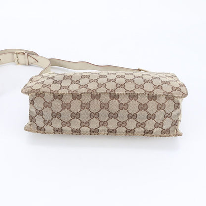 Gucci GG Canvas Leather Shoulder Bag Crossbody Eie — view 6