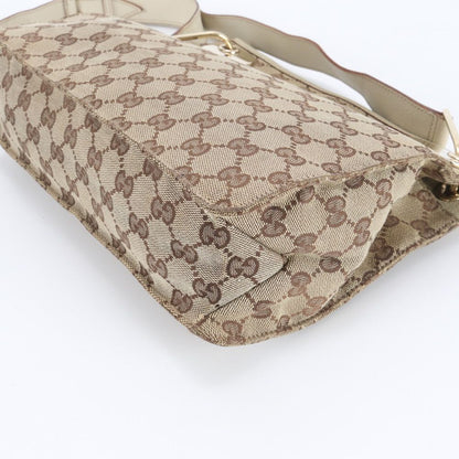 Gucci GG Canvas Leather Shoulder Bag Crossbody Eie — view 5
