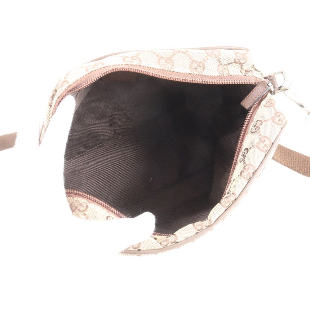 Gucci GG Canvas Leather Shoulder Bag Crossbody Messenger Business Tote Efe — view 7