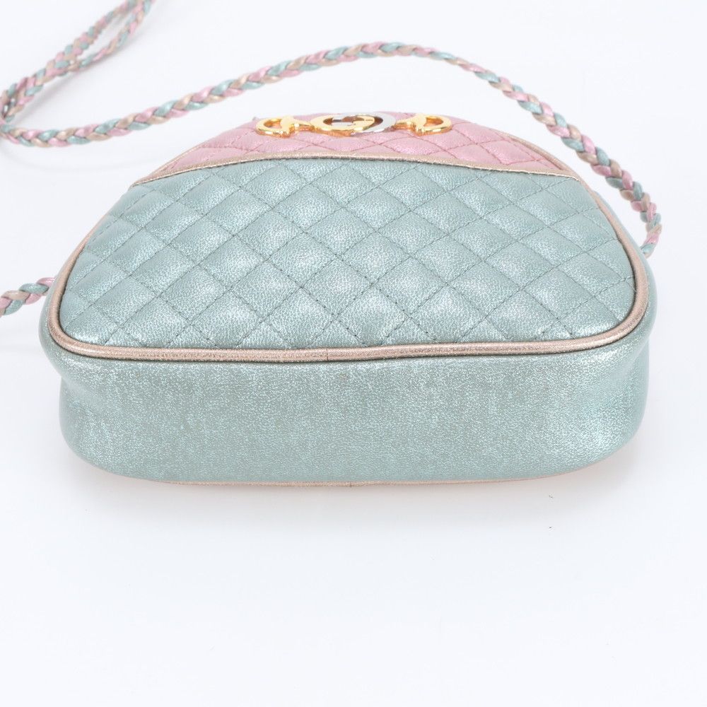 Gucci Horsebit Laminated Quilted Leather Shoulder Bag Crossbody — view 6