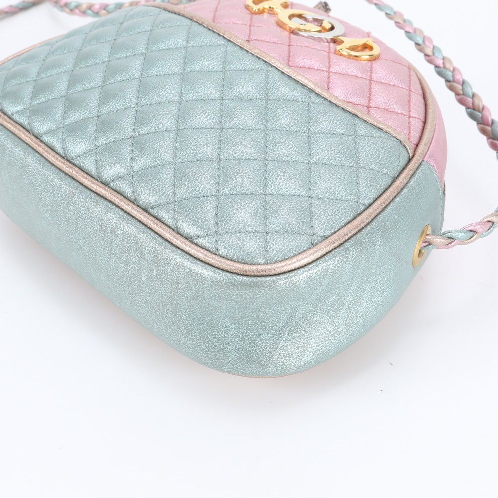 Gucci Horsebit Laminated Quilted Leather Shoulder Bag Crossbody — view 5
