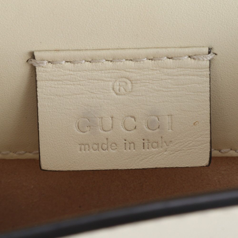 Gucci Sylvie Leather Chain Shoulder Bag Crossbody Hand — view 9