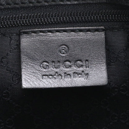 Gucci 002 Leather Tote Shoulder Hand Black Eie — view 8