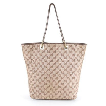 Gucci GG Canvas 002 Leather Tote Shoulder Hand Brown Ewe — view 3