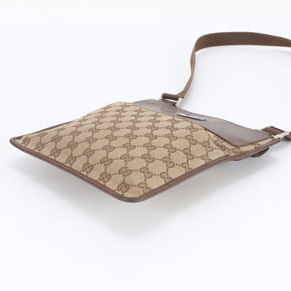Gucci GG Canvas 019 Leather Shoulder Bag Crossbody Messenger Business Tote Eie — view 4