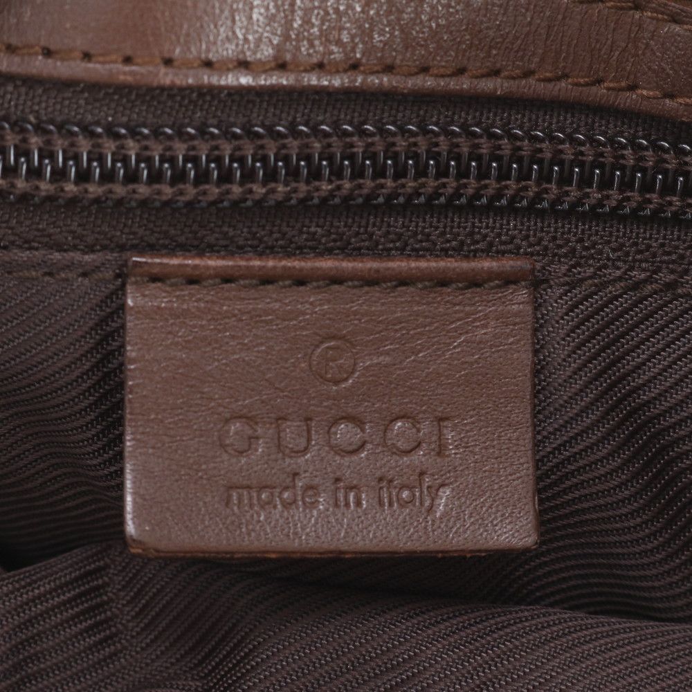 Gucci GG Canvas 019 Leather Shoulder Bag Crossbody Messenger Business Tote Eie — view 9
