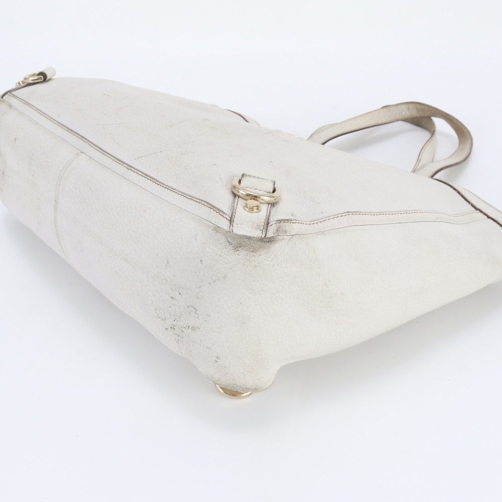 Gucci Abbey Leather Tote Shoulder Hand Gold Ewe — view 5