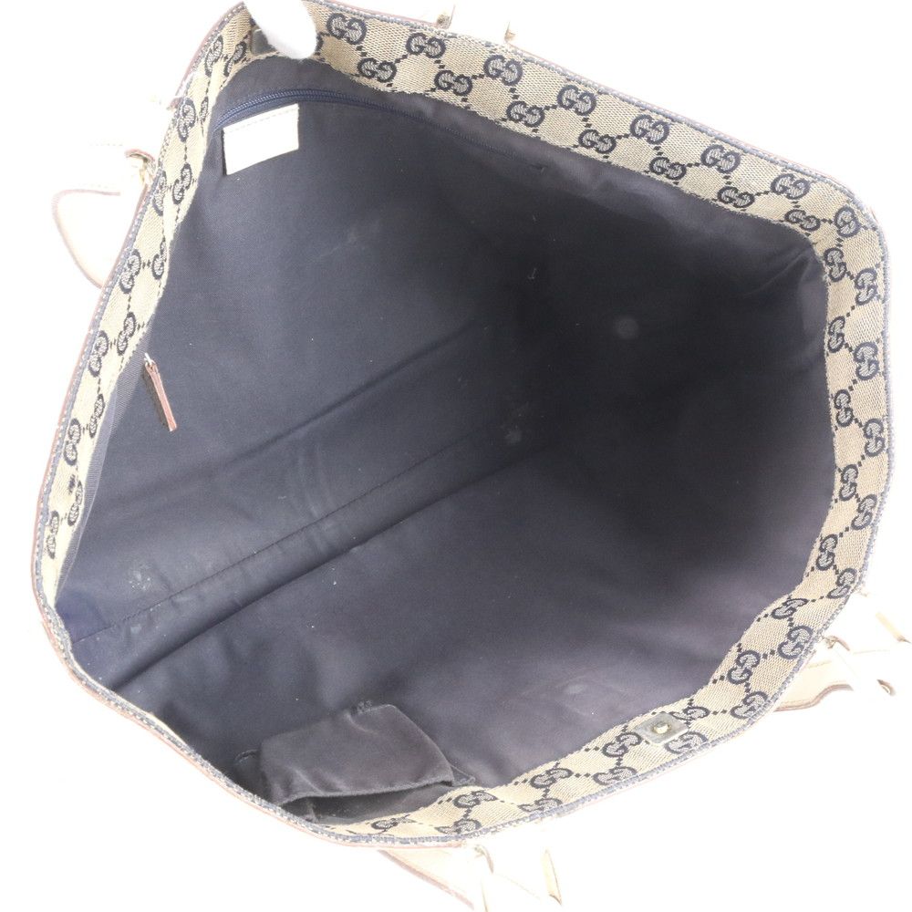 Gucci Abbey Leather Tote Shoulder Hand Gold Ewe — view 7