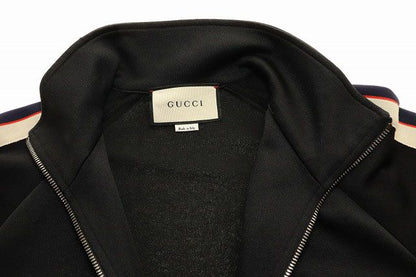 Gucci Technical Jersey Jacket Black Side Line Track — view 7