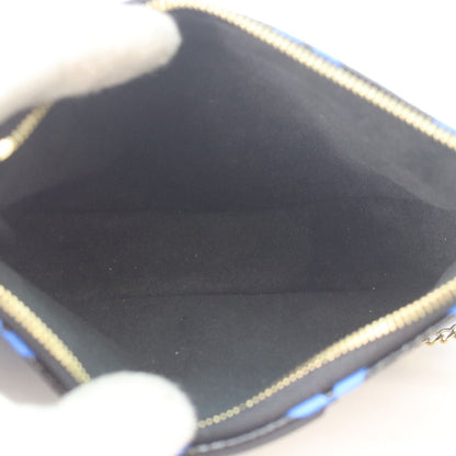 Louis Vuitton Monogram Noir Blue Mini Pochette Shoulder Bag — view 6