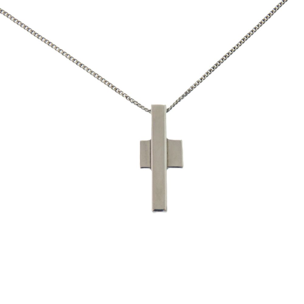 Gucci Cross Motif 925 Sterling Silver Necklace — view 3