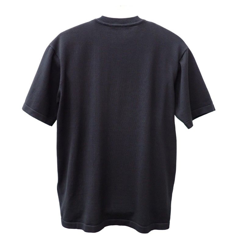 Louis Vuitton Signature Logo T-Shirt Short Sleeve Cotton Black — view 2