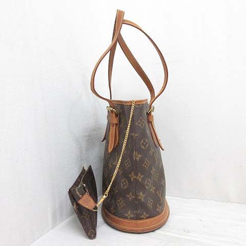 Louis Vuitton Monogram Petit Bucket PM Tote — view 2