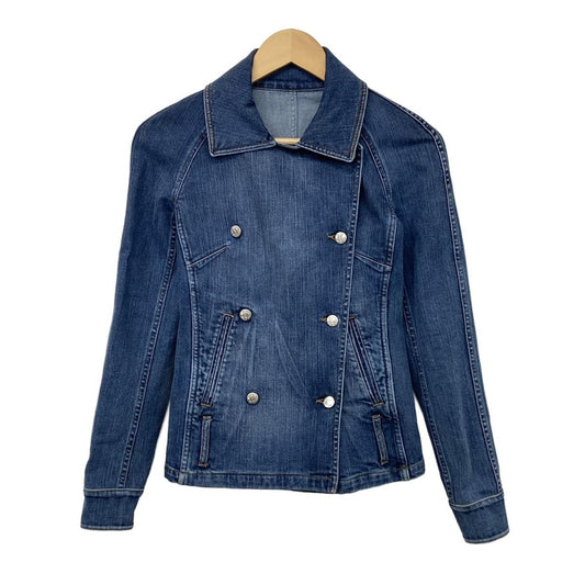 Saint Laurent Yves Rive Gauche Blue Denim Rider's Jacket