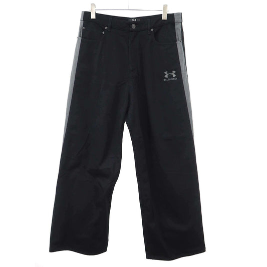 Balenciaga Under Armor Tracksuit Denim Pants Black XS