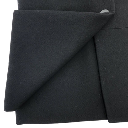 Balenciaga Color Wool Long Jacket Coat Black 36 — view 6