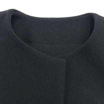 Balenciaga Color Wool Long Jacket Coat Black 36 — view 4