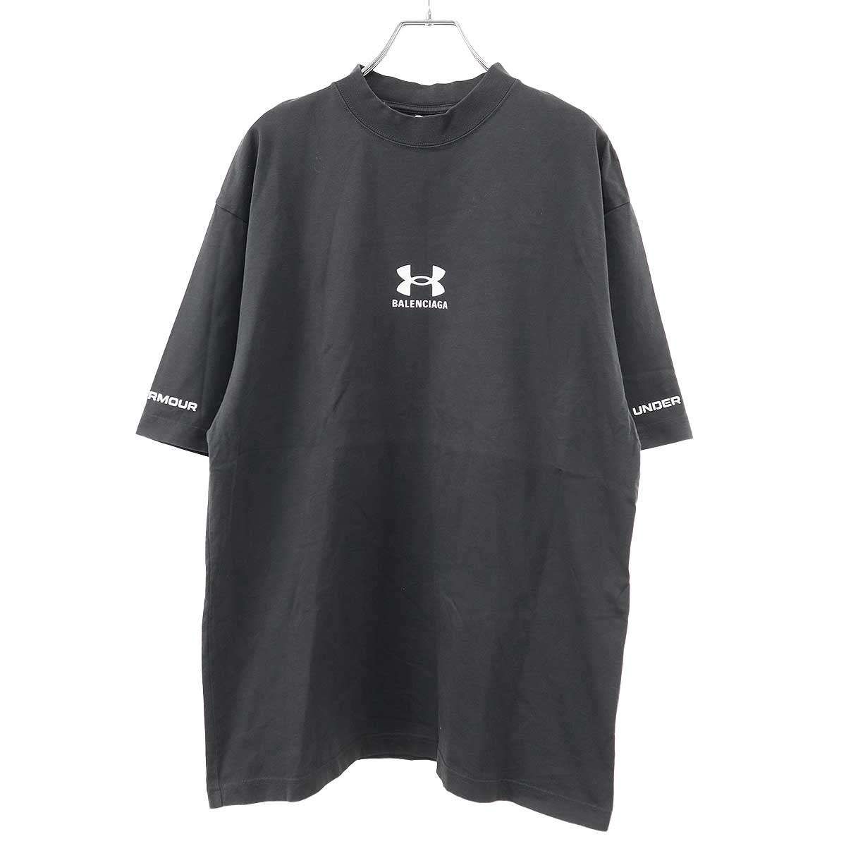 Balenciaga Under Armor Underarmor Oversize Print T-Shirt Black
