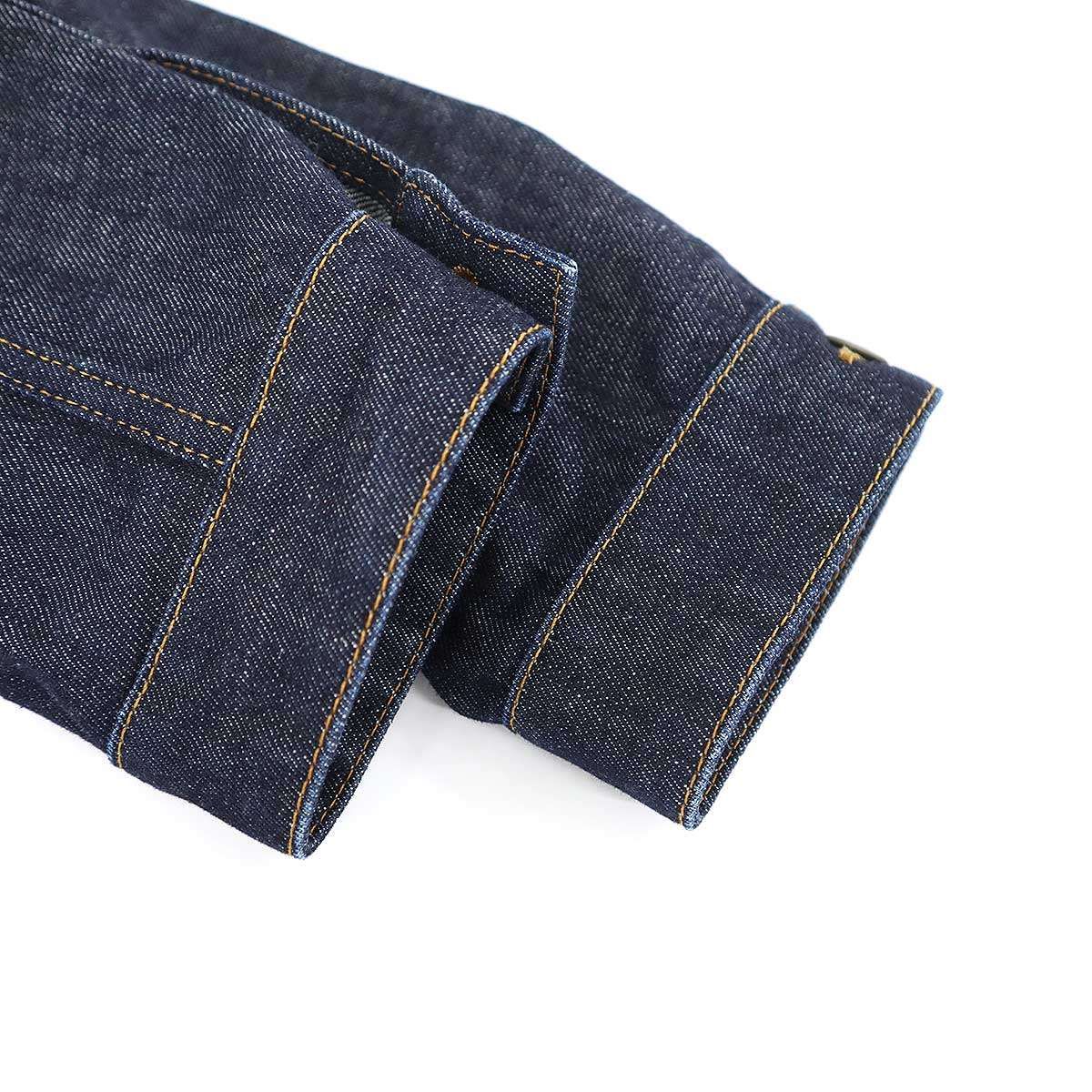 Loewe Short Trapeze Denim Jacket Navy 38 — view 4
