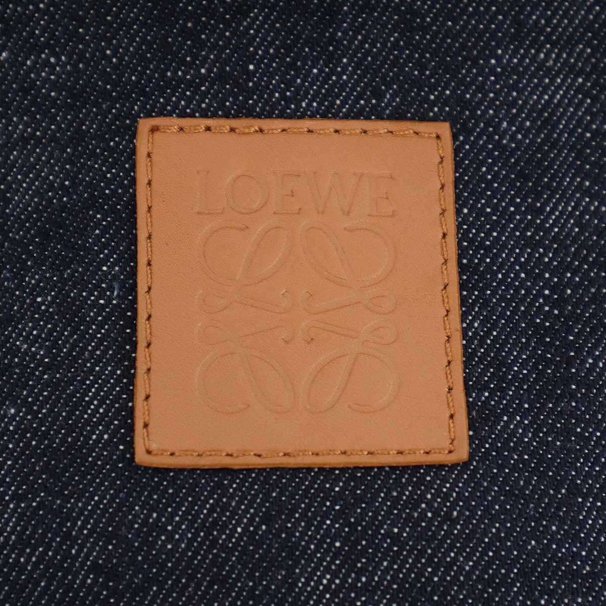 Loewe Short Trapeze Denim Jacket Navy 38 — view 6