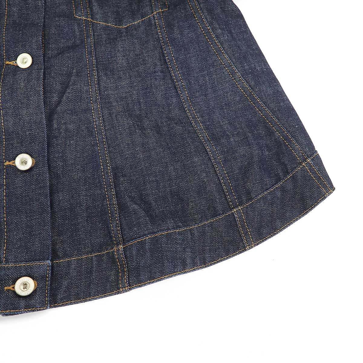 Loewe Short Trapeze Denim Jacket Navy 38 — view 5