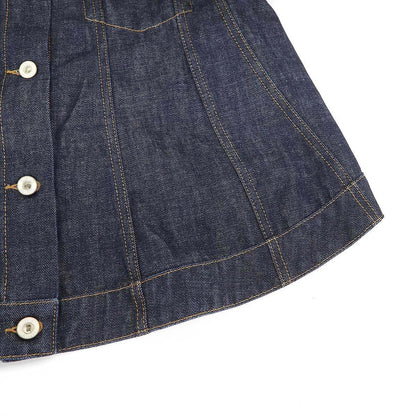 Loewe Short Trapeze Denim Jacket Navy 38 — view 5