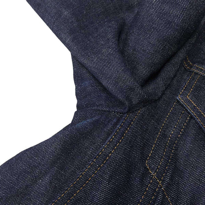 Loewe Short Trapeze Denim Jacket Navy 38 — view 7