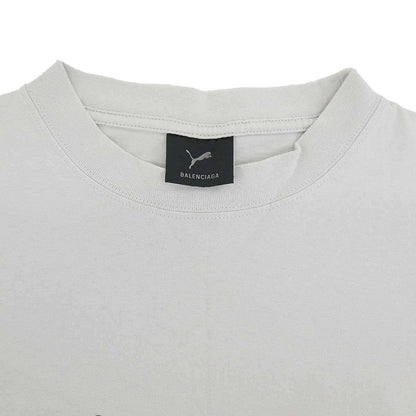 Balenciaga Puma Logo Print T-Shirt Gray — view 3