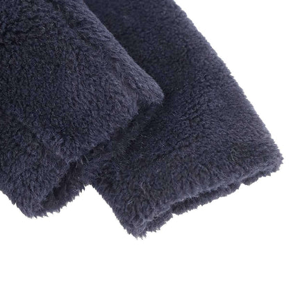 Max Mara Maxmara Teddy Bear Alpaca Coat Icon Navy 34 — view 5