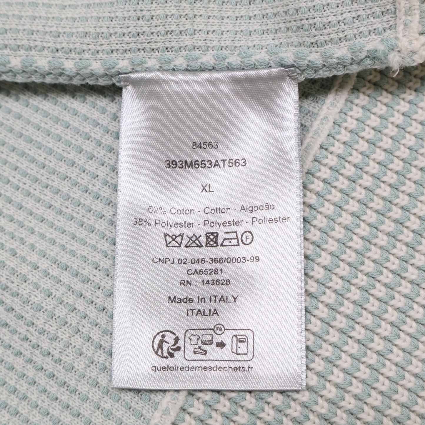 Dior Homme Cotton Polyester Tramato Knit T-Shirt XL Sweater — view 6