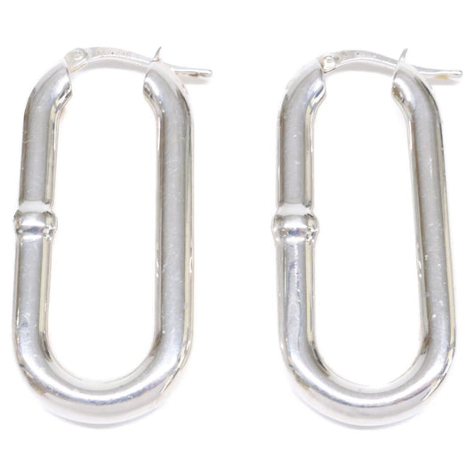 Bottega Veneta Oval Chain Hoop Earring