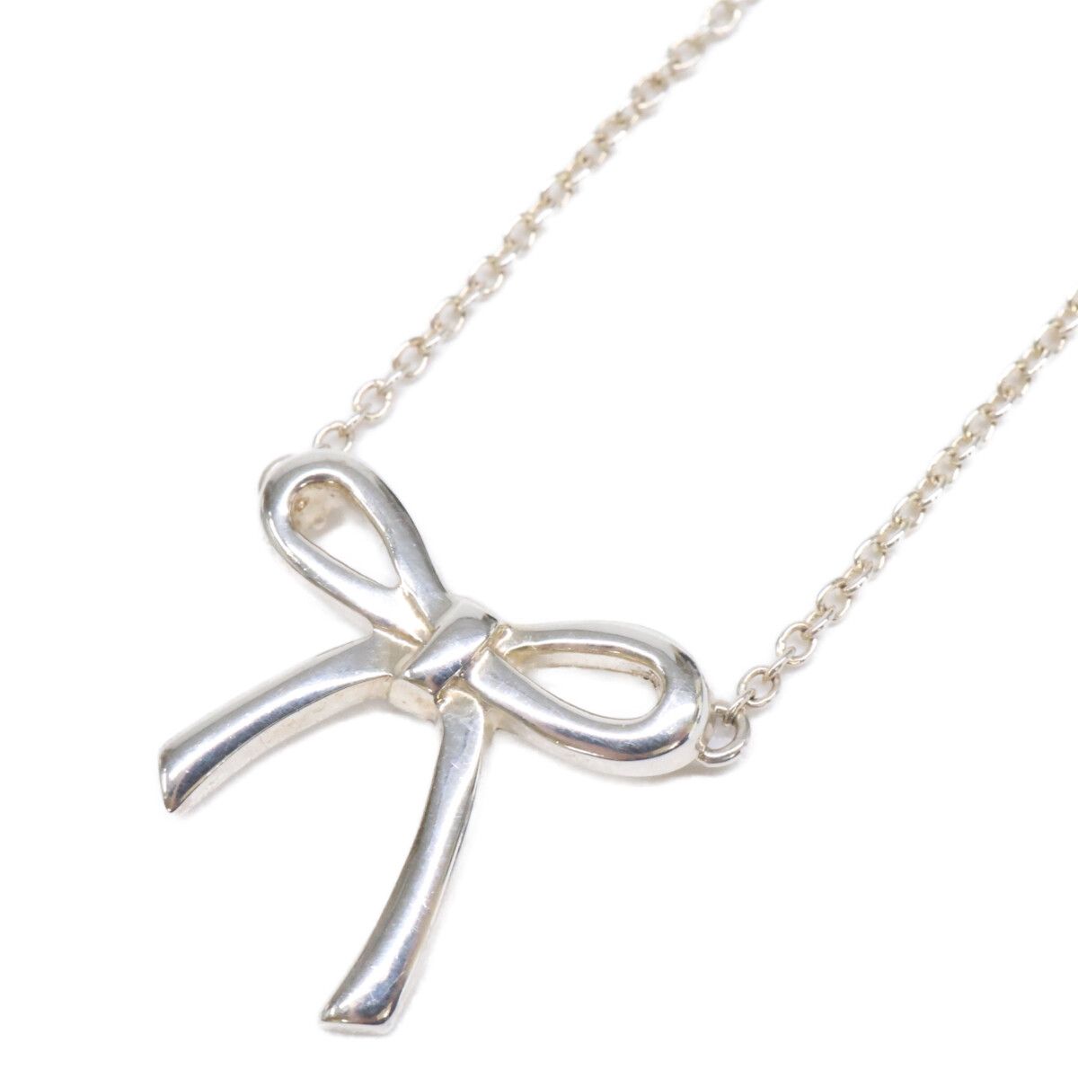 Tiffany & Co Bow Ribbon Necklace