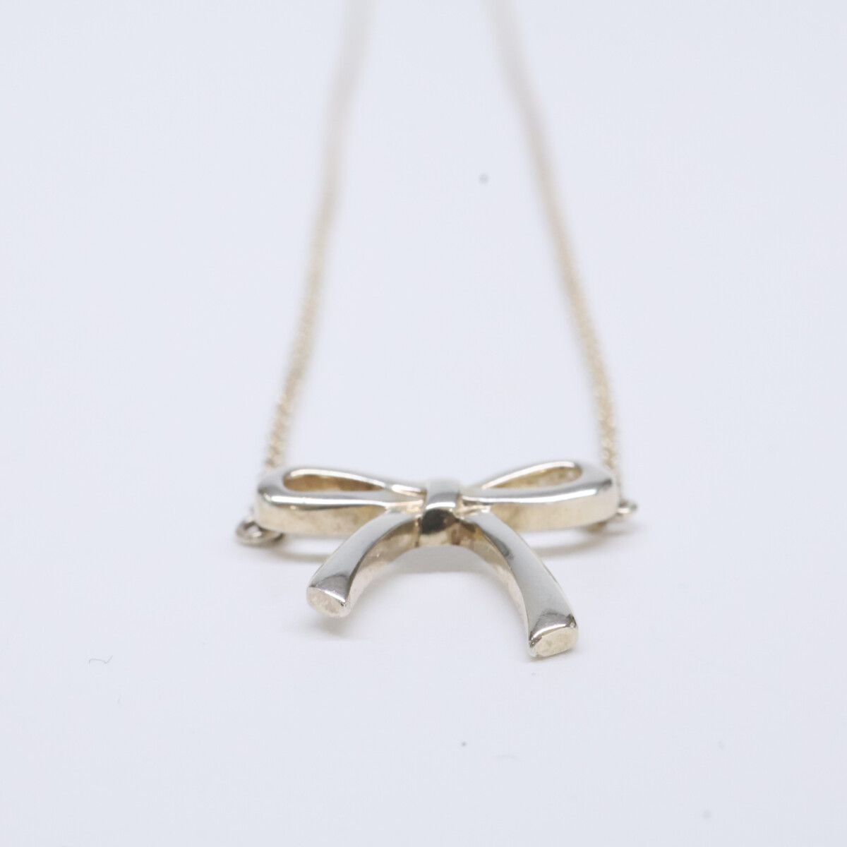Tiffany & Co Bow Ribbon Necklace — view 4
