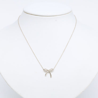 Tiffany & Co Bow Ribbon Necklace — view 9