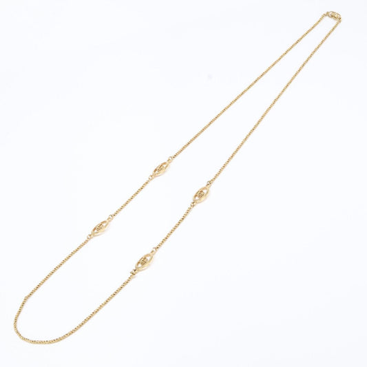 Dior Logo Top Long Rope Chain Necklace