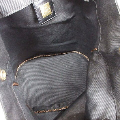 Fendi Tote Logo Black Brown — view 6