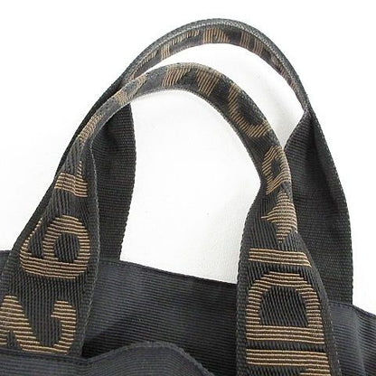Fendi Tote Logo Black Brown — view 7