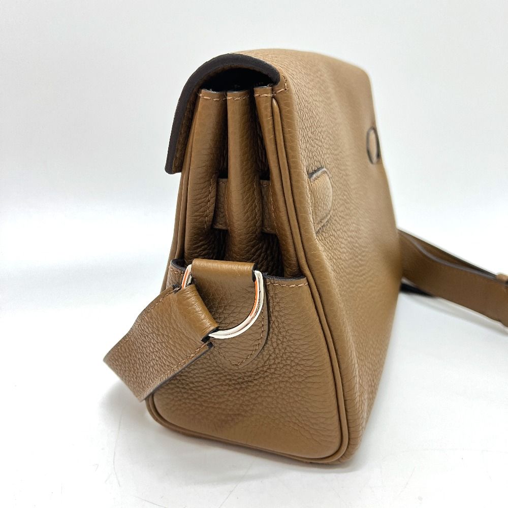 Hermes Shoulder Bag Kelly Messenger PM Togo Brown — view 3