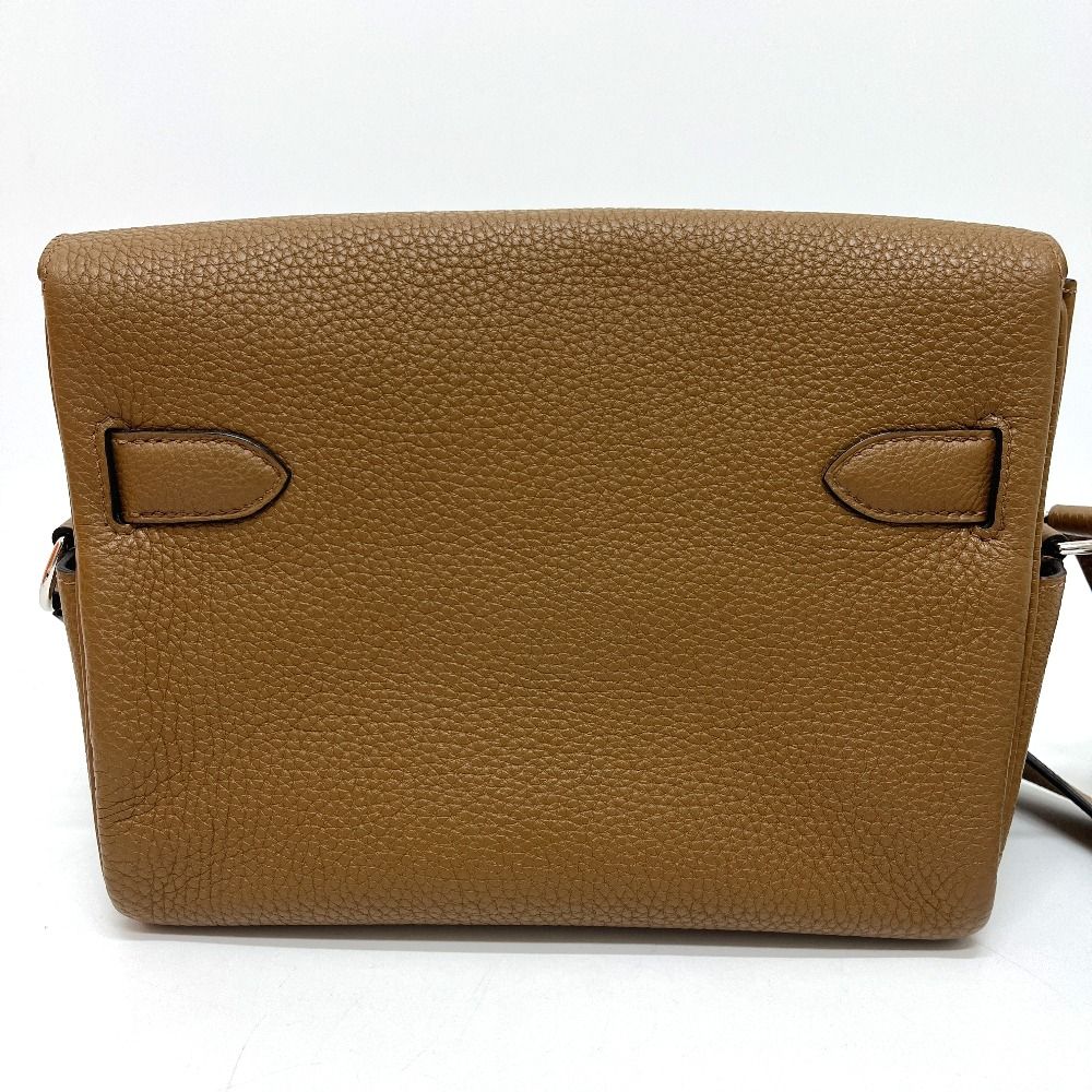 Hermes Shoulder Bag Kelly Messenger PM Togo Brown — view 2