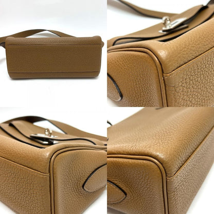 Hermes Shoulder Bag Kelly Messenger PM Togo Brown — view 7