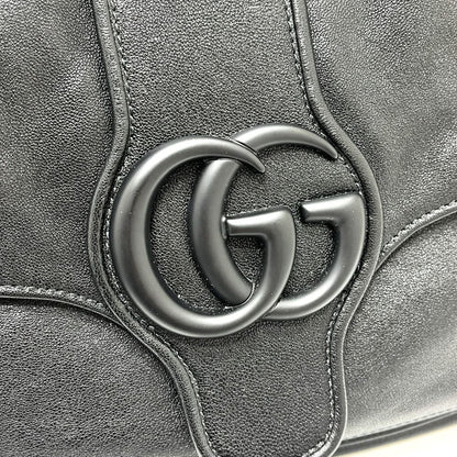 Gucci Shoulder Bag GG Marmont Leather Black — view 4