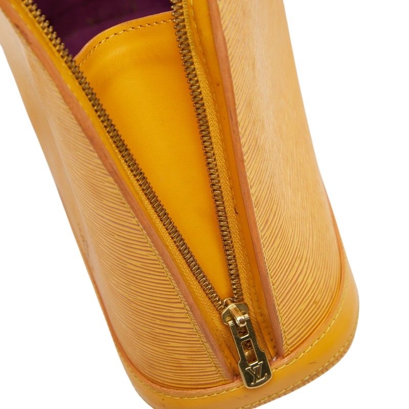Louis Vuitton Epi Sac Shoulder Bag Tote Tassili Yellow Leather — view 8