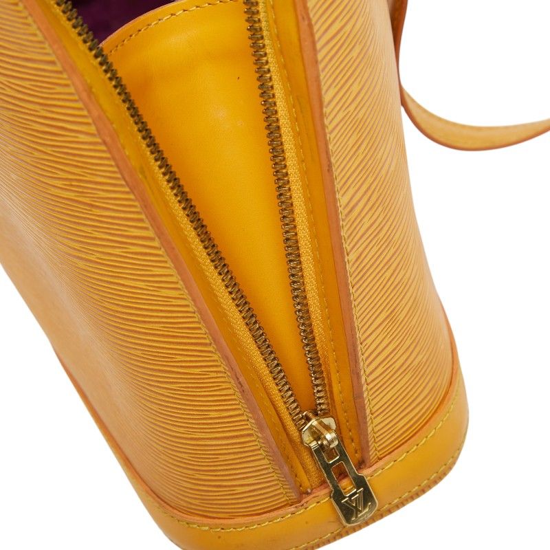 Louis Vuitton Epi Sac Shoulder Bag Tote Tassili Yellow Leather — view 9