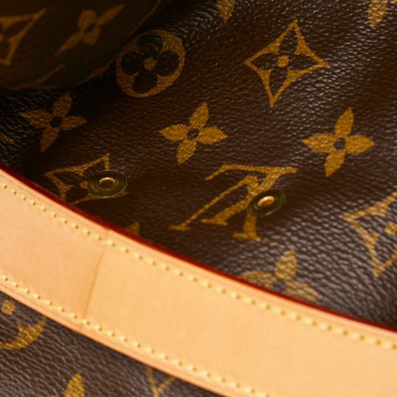 Louis Vuitton Monogram Saumur 43 Crossbody Shoulder Bag Brown Leather — view 9