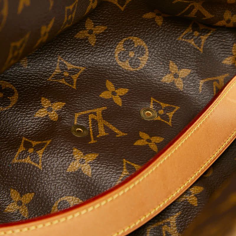 Louis Vuitton Monogram Saumur 43 Crossbody Shoulder Bag Brown Leather — view 8