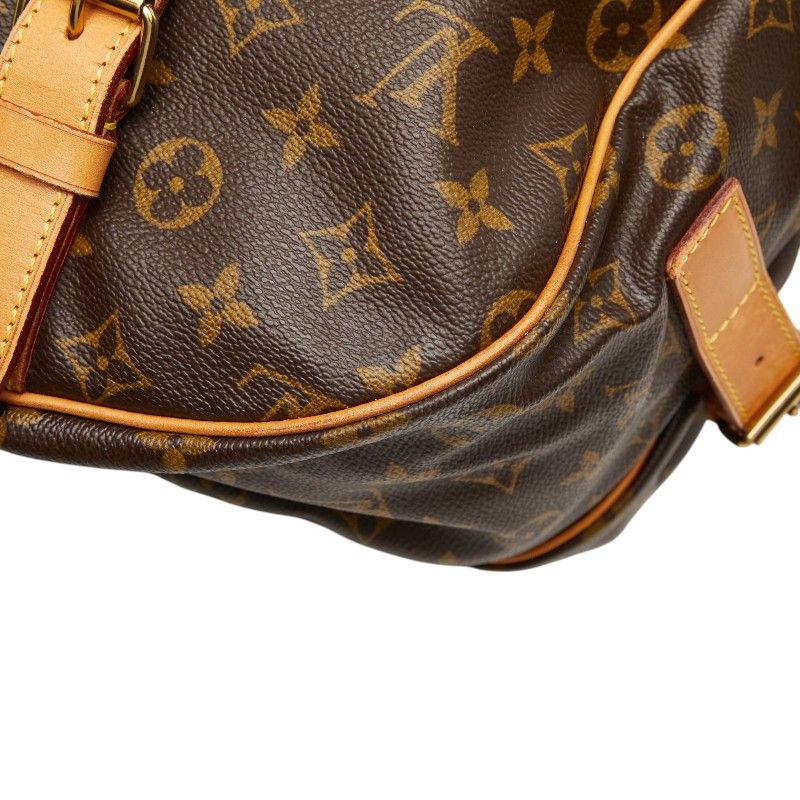 Louis Vuitton Monogram Saumur 43 Crossbody Shoulder Bag Brown Leather — view 6