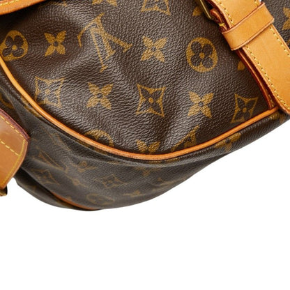 Louis Vuitton Monogram Saumur 43 Crossbody Shoulder Bag Brown Leather — view 7