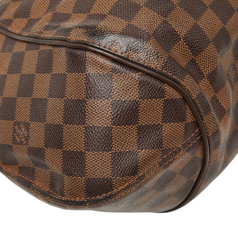Louis Vuitton Damier Sistina GM Tote Brown Leather — view 7