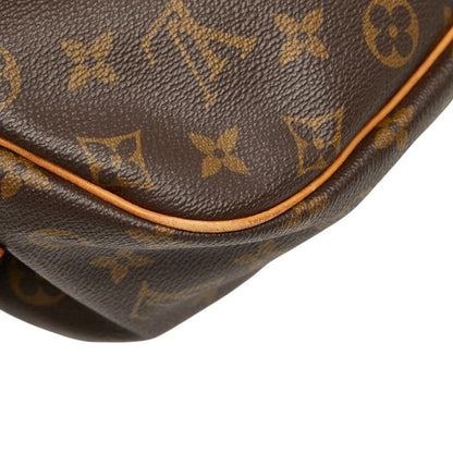 Louis Vuitton Monogram Saumur 35 Crossbody Shoulder Bag Brown Leather — view 7